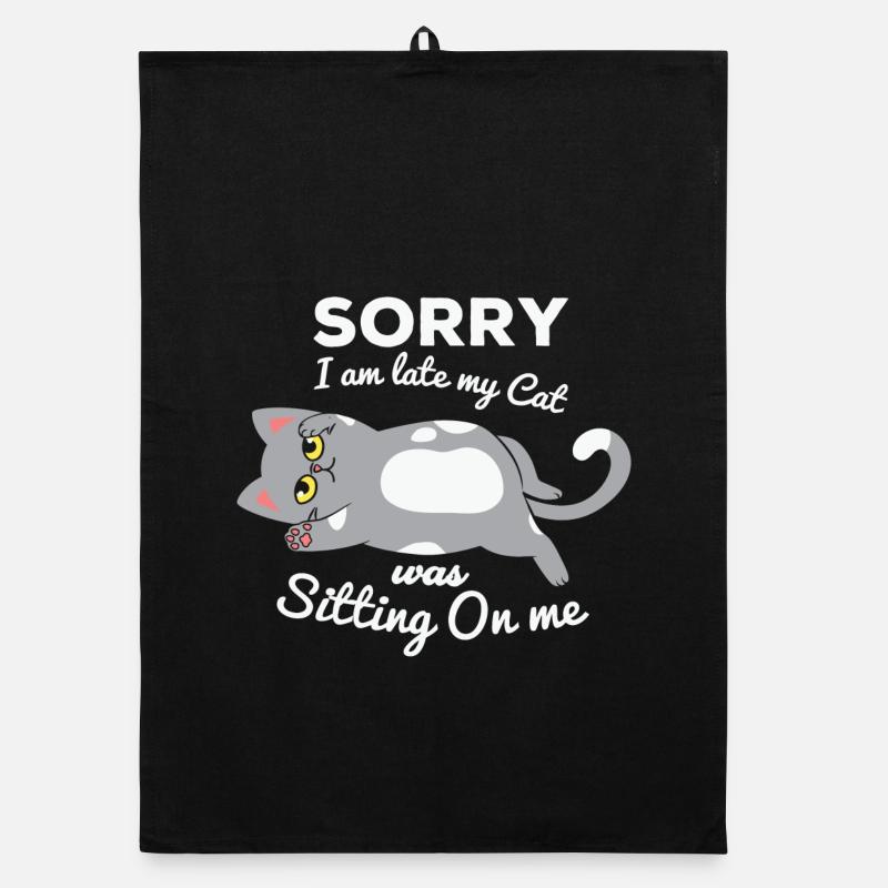 not in the morning, being late, missing the alarm clock Organic dish towel
