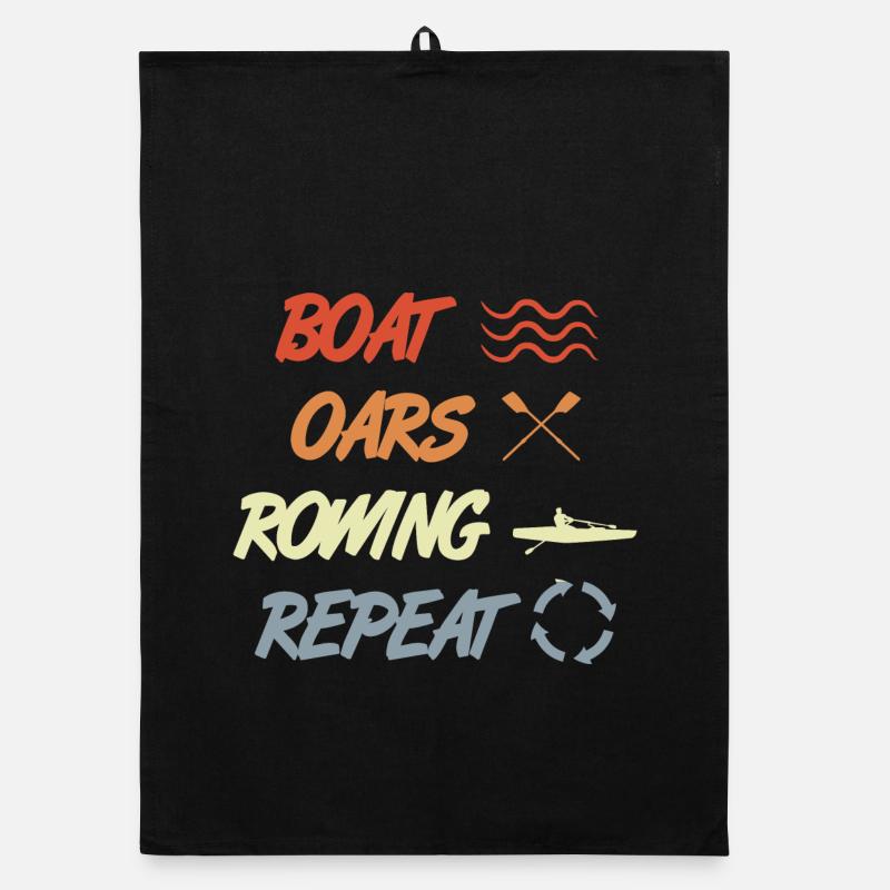 Bateau Rames Aviron Répéter Torchon bio