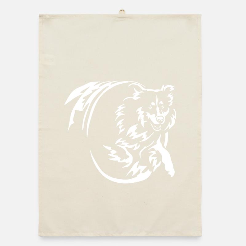 Australian Shepherd "Black Edition" Organic Geschirrtuch