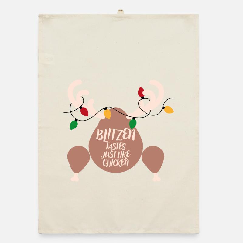 Cuisse décorée: goût poulet Torchon bio