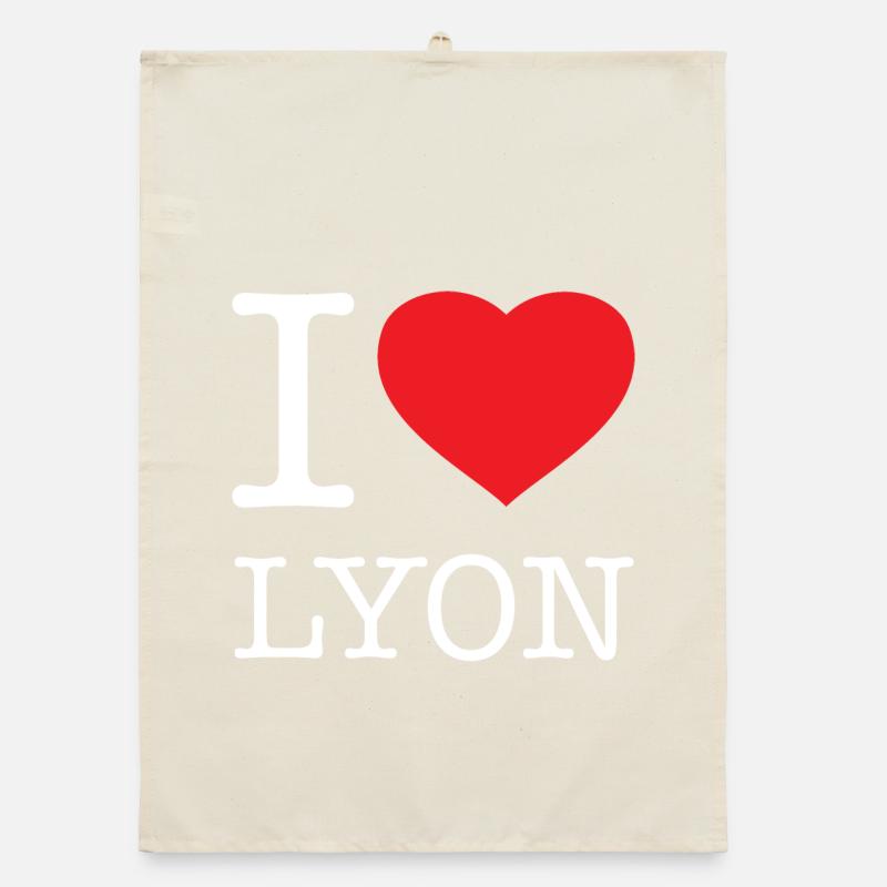 J’AIME LYON Torchon bio