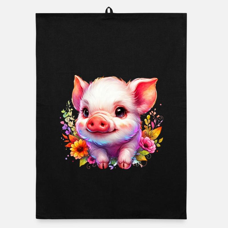 Piglet piglet Organic dish towel