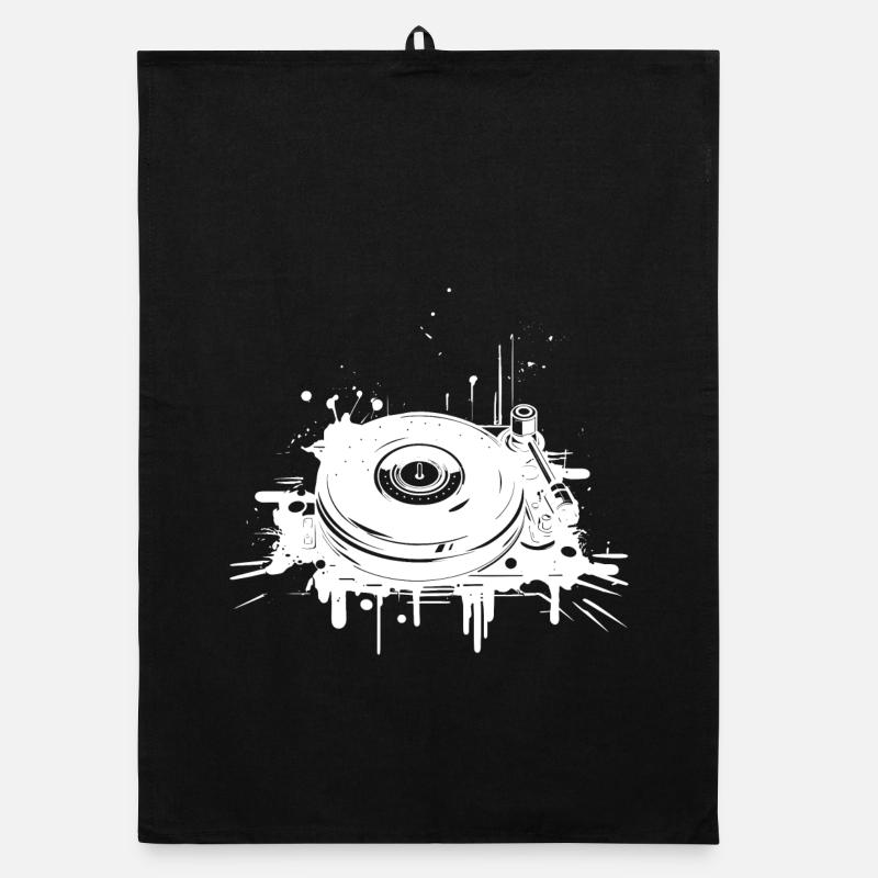 DJ Turntable Organic dish towel