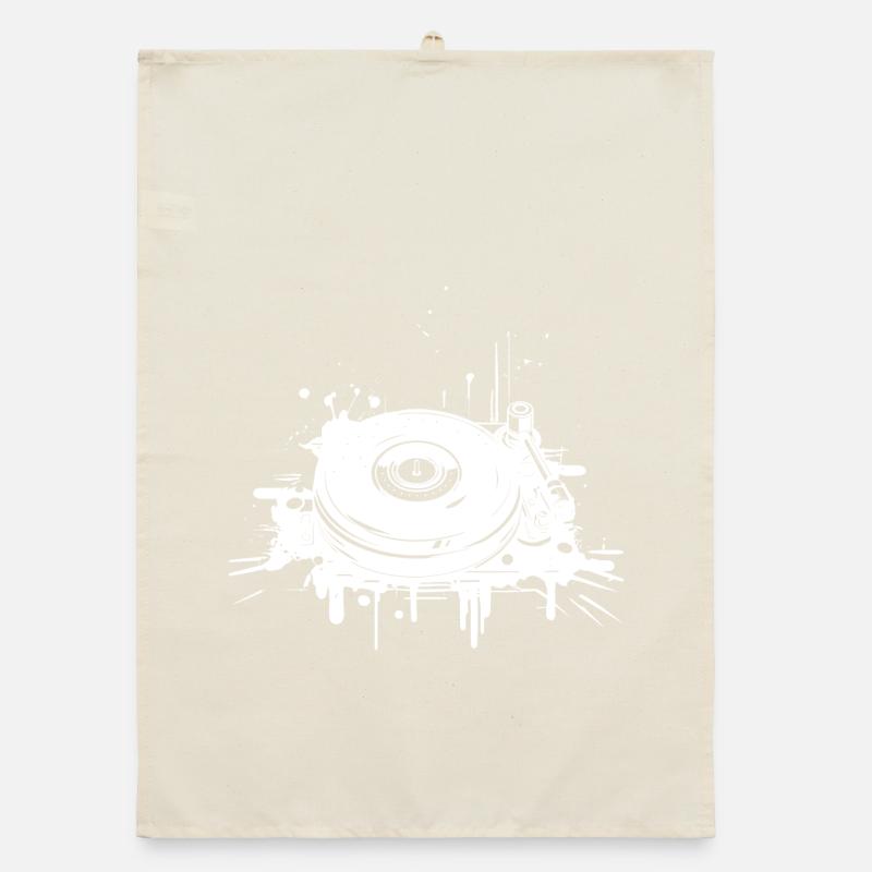 DJ Turntable Organic dish towel