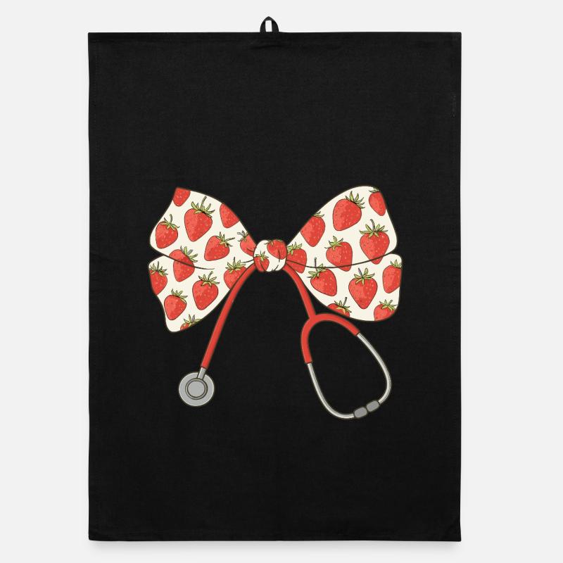 Infirmière, Stéthoscope, Boucle Torchon bio