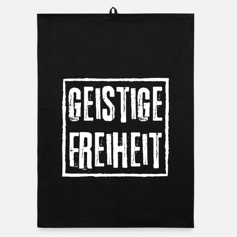 GEISTIGE FREIHEIT - PUNK ROCK GRAFFITI Organic Geschirrtuch