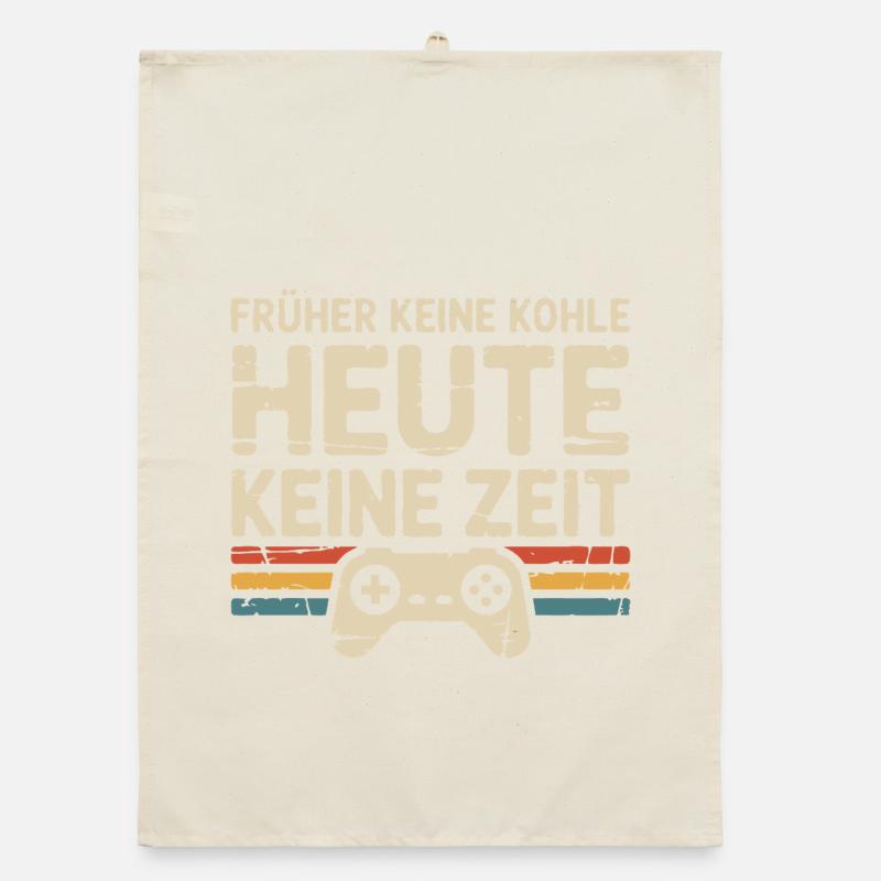 Pas d’argent dans le passé, pas de temps aujourd’hui Torchon bio