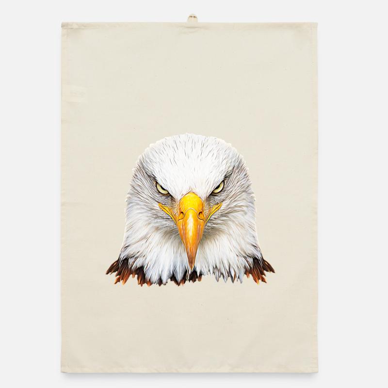 Bald eagle Organic dish towel