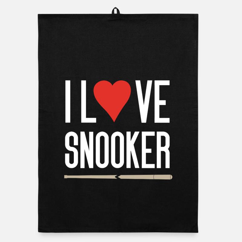 J’adore le snooker Torchon bio