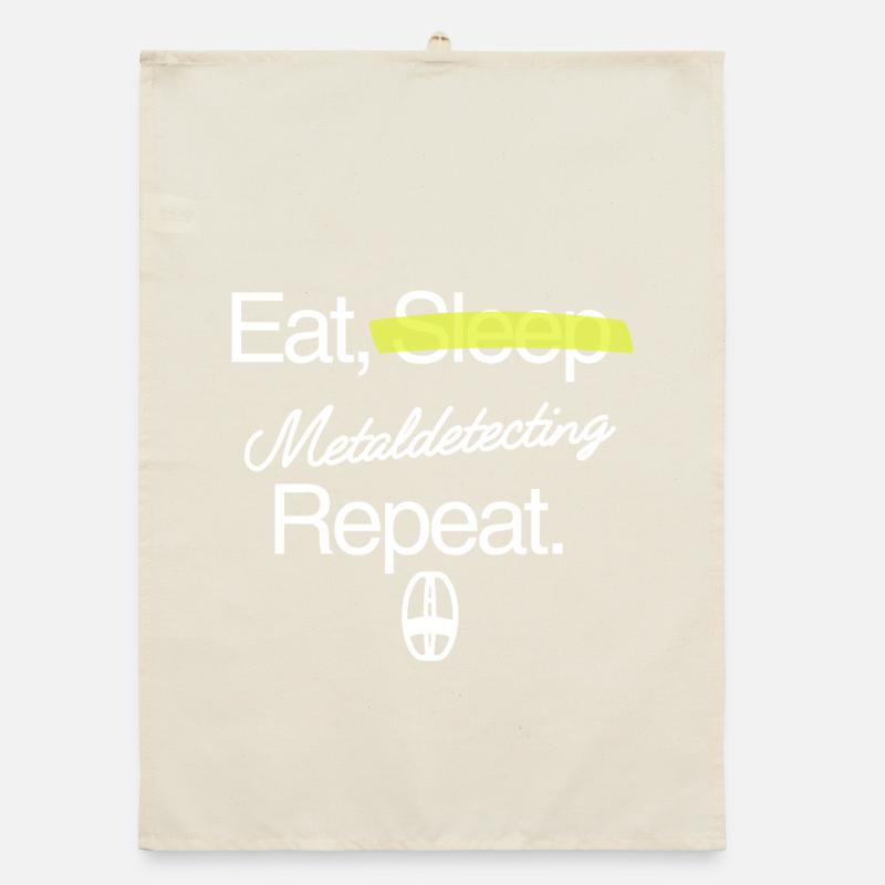 Manger-dormir-détecter les métaux – répéter Torchon bio