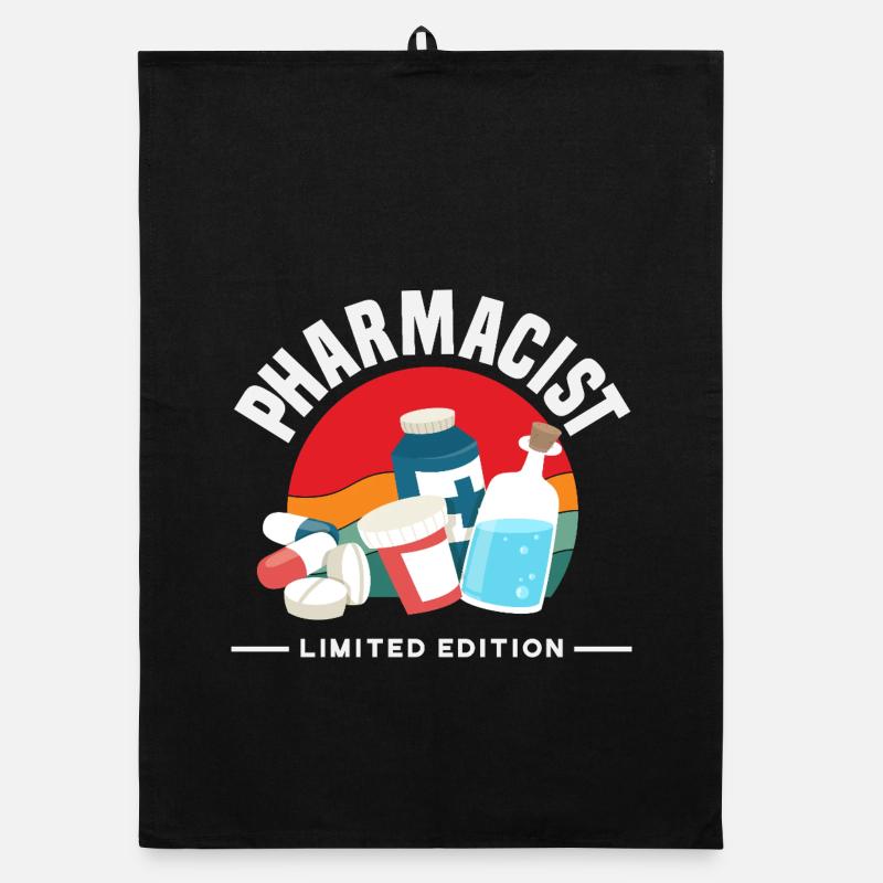 Apotheker Retro Pharmazietechniker Organic Geschirrtuch