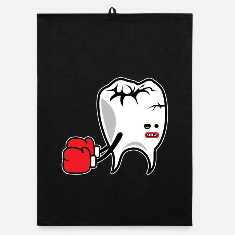 Tooth Boxer K.o. Organic Geschirrtuch