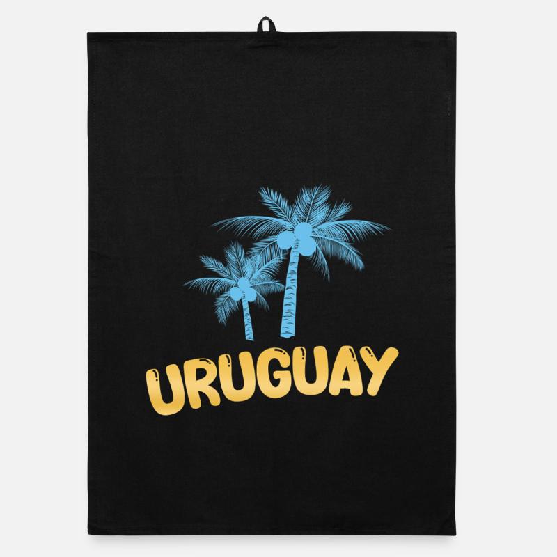Palm Trees Uruguay Organic dish towel