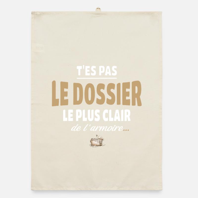 T’es pas le dossier le plus clair de l’armoire Torchon bio