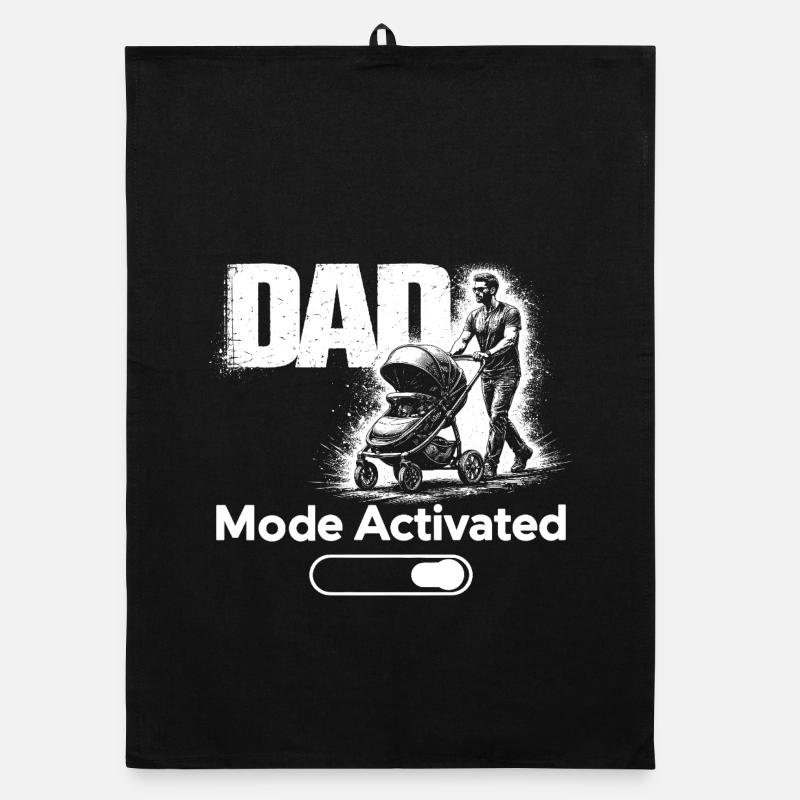 Chemise activée en mode papa Poussette pour bébé Nouveau Papa Torchon bio