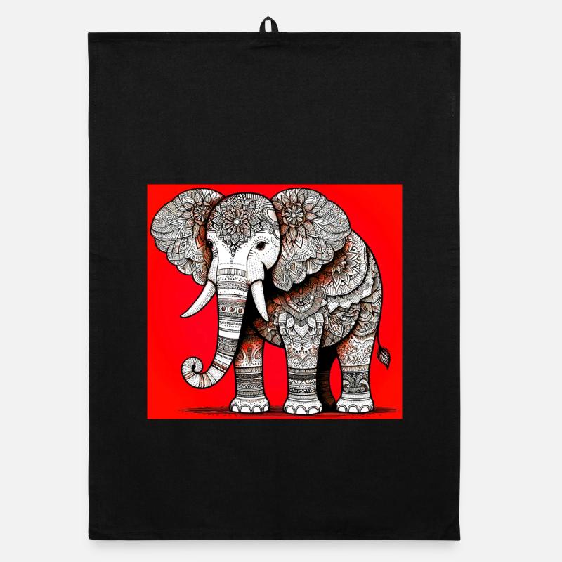 Elefant Organic Geschirrtuch