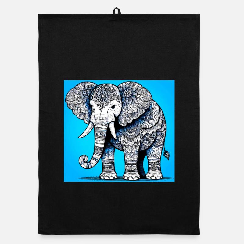 Elefant Organic Geschirrtuch