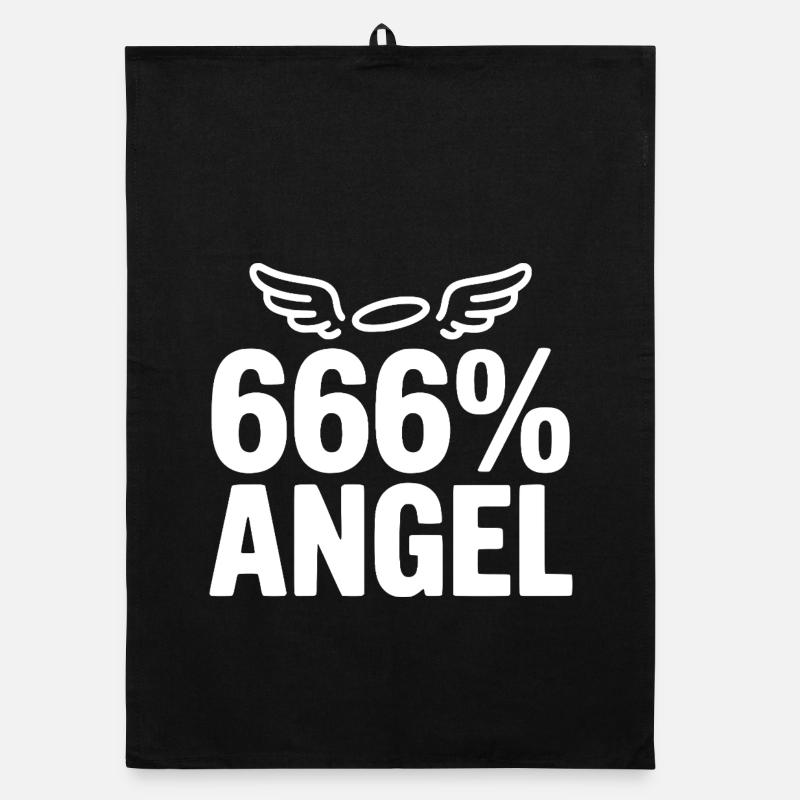 666 % Engel Organic Geschirrtuch