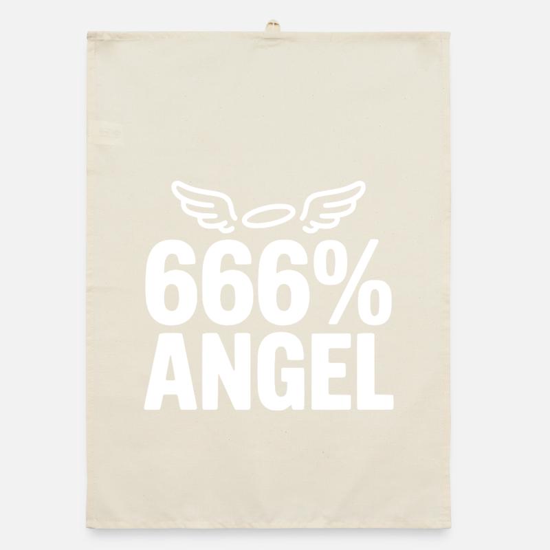 666 % Engel Organic Geschirrtuch