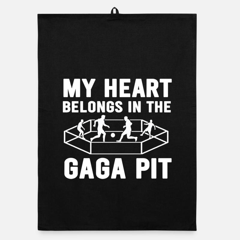 Mon cœur appartient à Gaga Pit Torchon bio