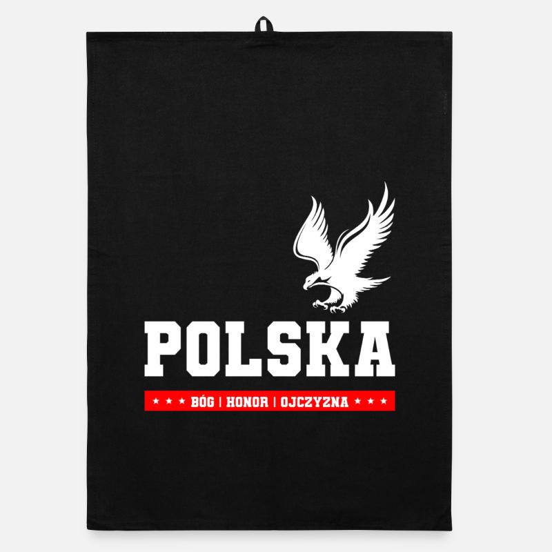 POLSKA TYPOGRAPHIC Organic dish towel