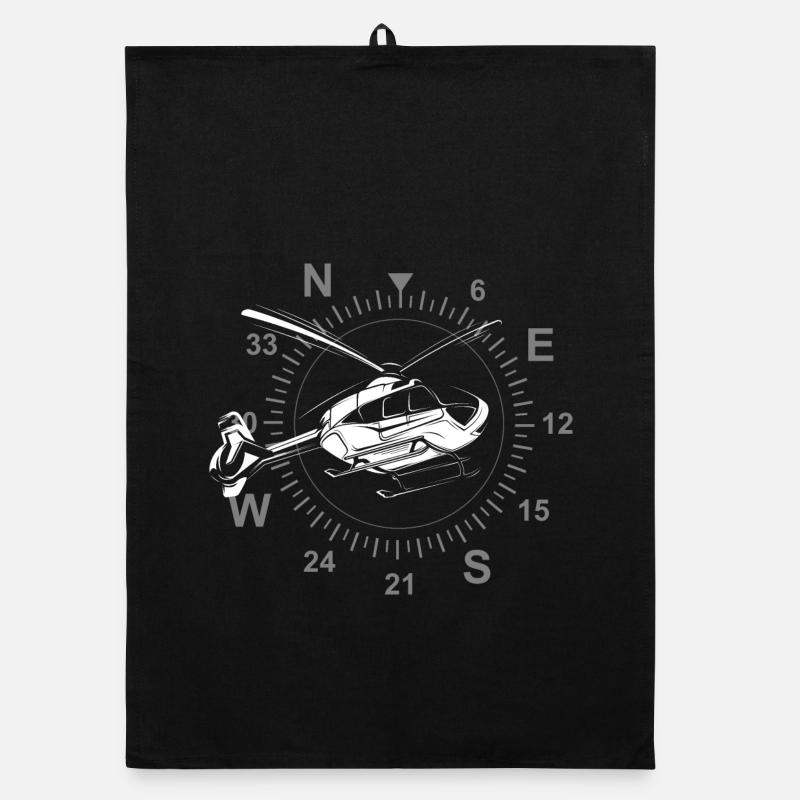 Helicopter Illustration Symbol Heli Helicopter Organic dish towel