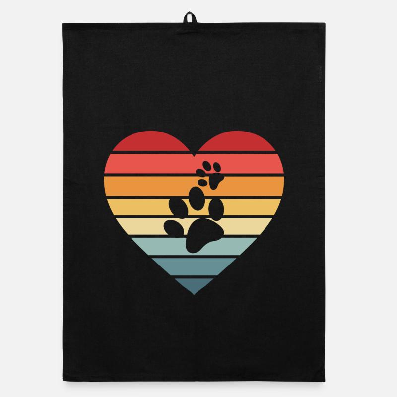 Dog Dogs Organic dish towel