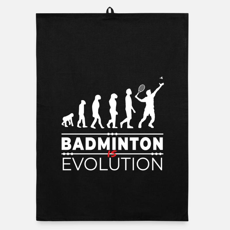 Badminton is evolution - Message Humour Parodie Torchon bio