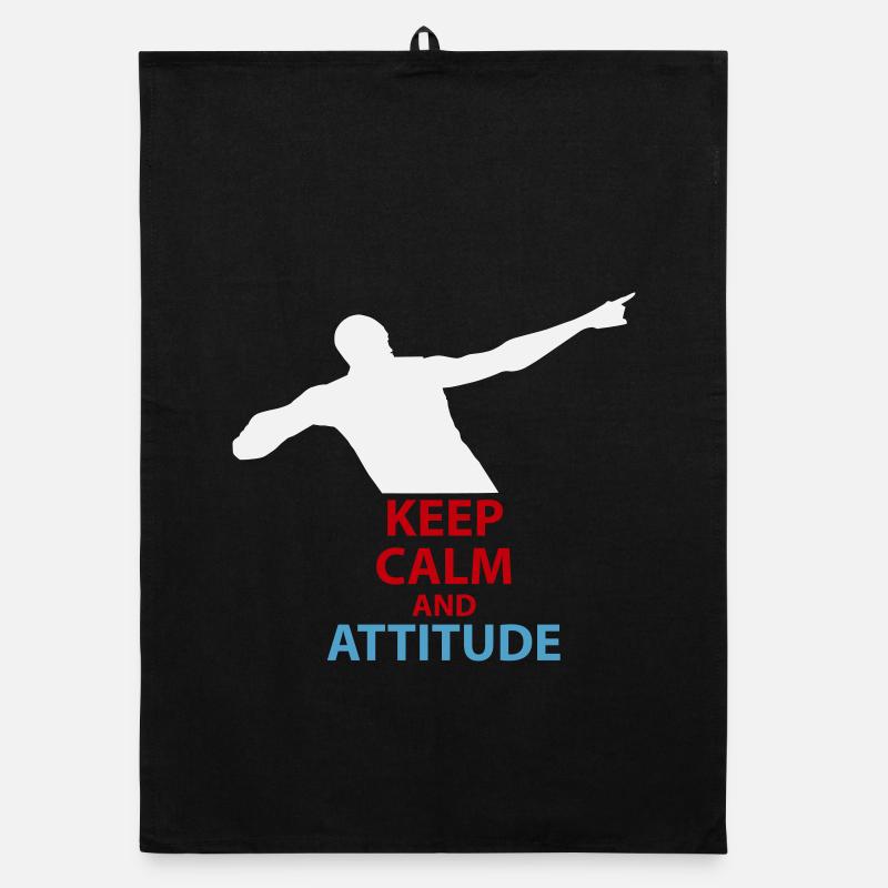 Silhouette calme et attitude Torchon bio