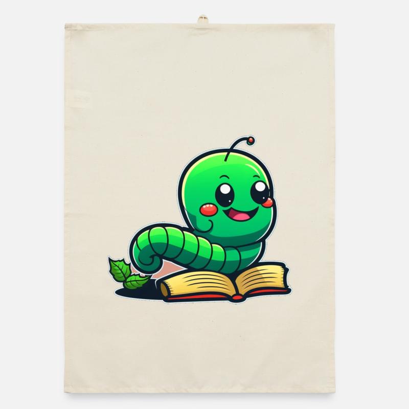 Bookworm Organic dish towel