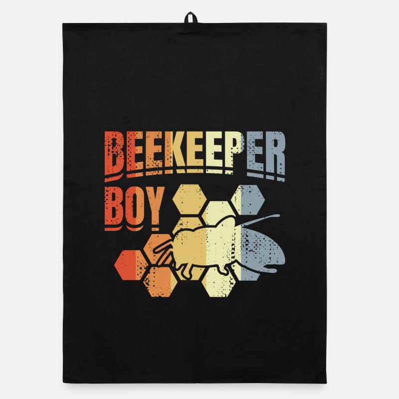 Lustiger Imkerjunge Organic Geschirrtuch
