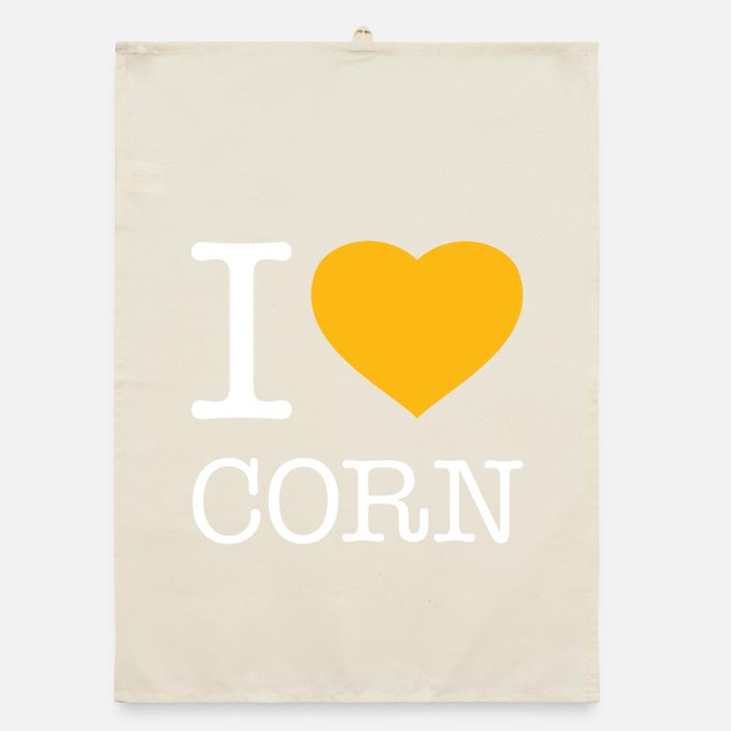 I LOVE CORN Mais Organic dish towel