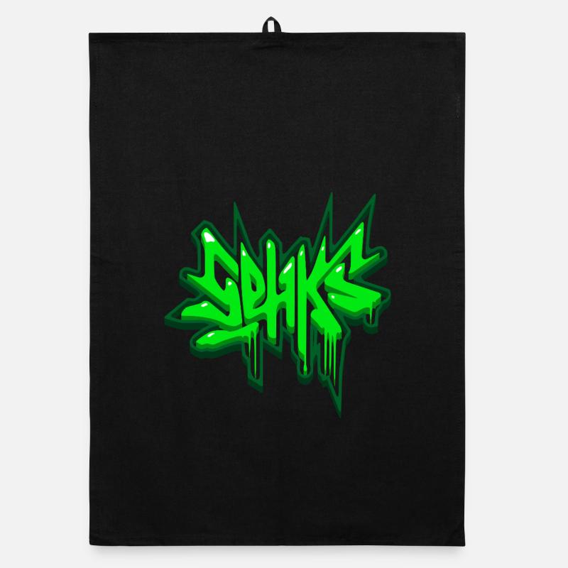 sehks green 3d Organic dish towel
