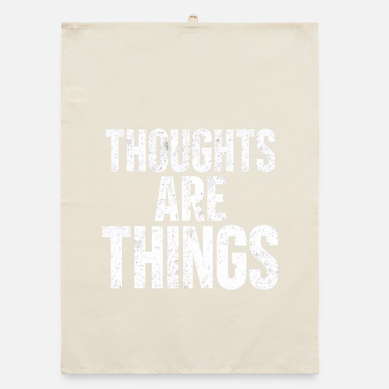 Pensées qui deviennent choses Torchon bio