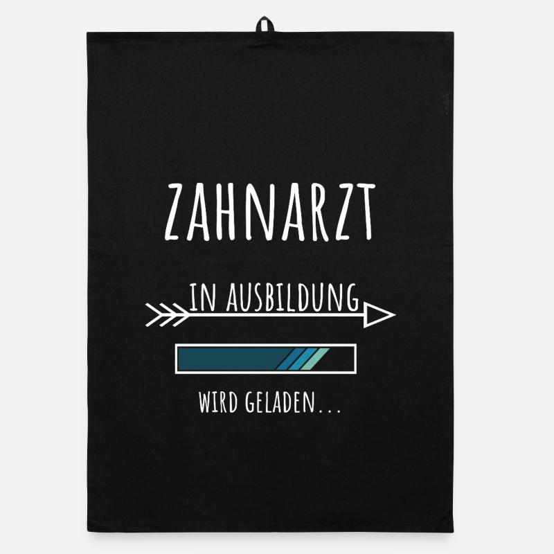 Zahnmedizin Student Beruf Ausbildung Zahnarzt Organic Geschirrtuch