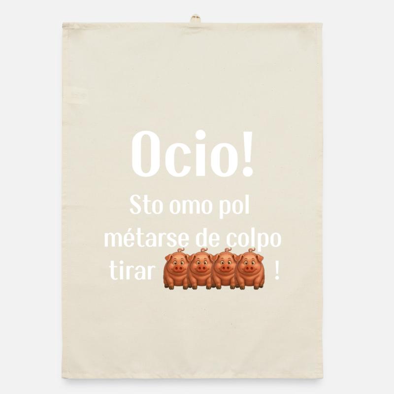 Funny typical Venetian phrase Organic dish towel