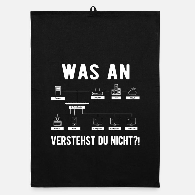 Computer Scientist Computer Science Computer Geek Funny Ges Organic dish towel