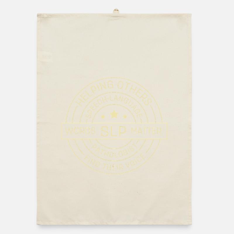 Sprachpathologe SLP Logopäde Organic Geschirrtuch