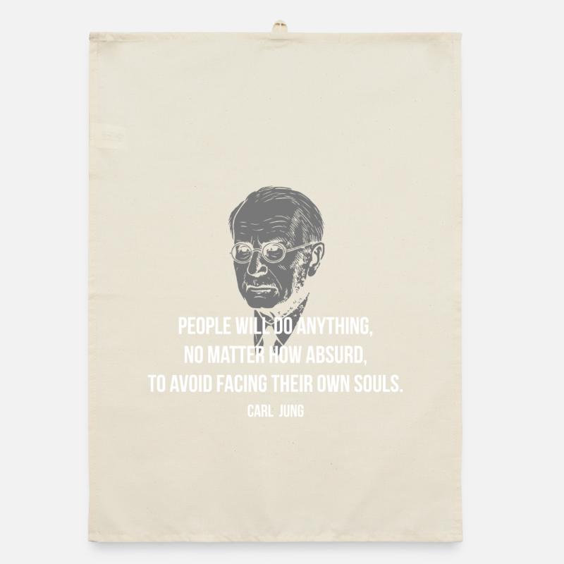 Citation de réflexion de l’âme de Carl Jung Torchon bio