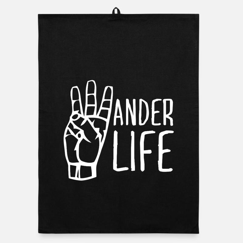 Wander Life Handzeichen – West Coast Wanderer Organic Geschirrtuch