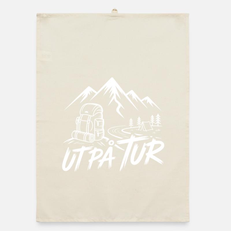 Out on a trip Mountain backpacking Organic dish towel