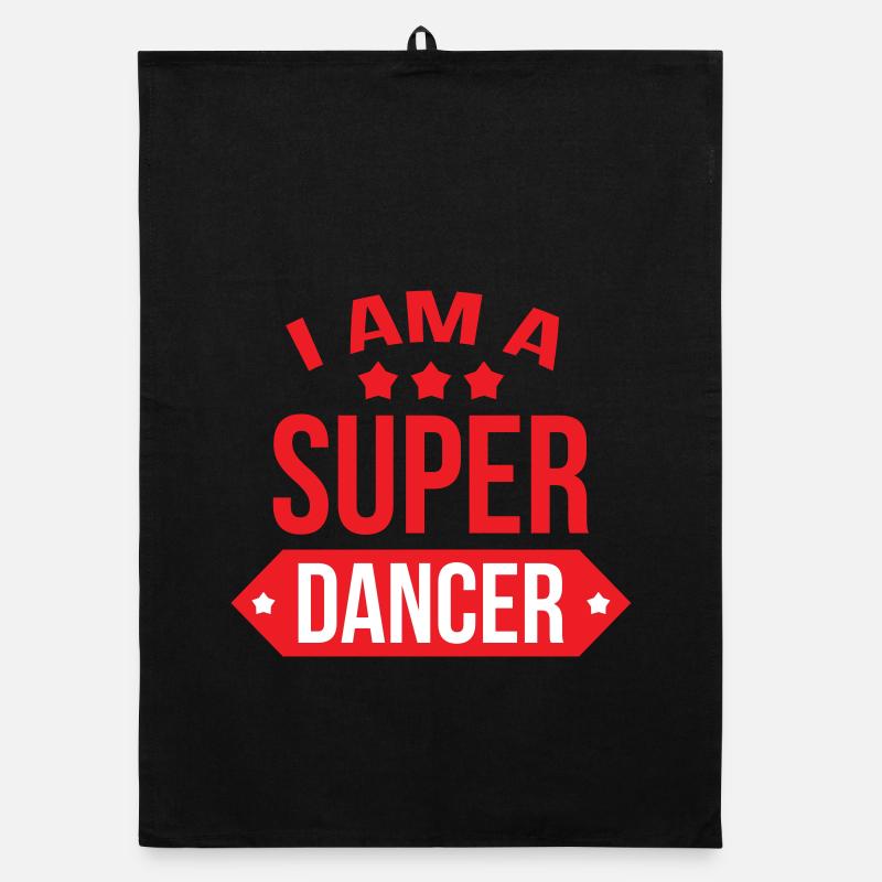 I'm a great dancer Organic dish towel
