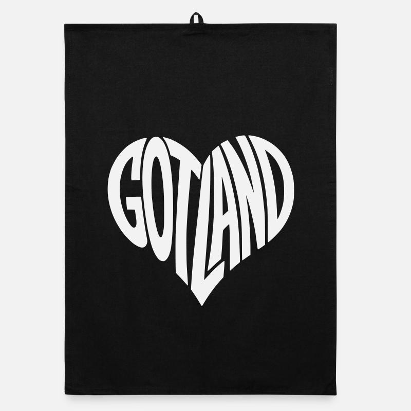 Lettrage Gotland Heart Torchon bio