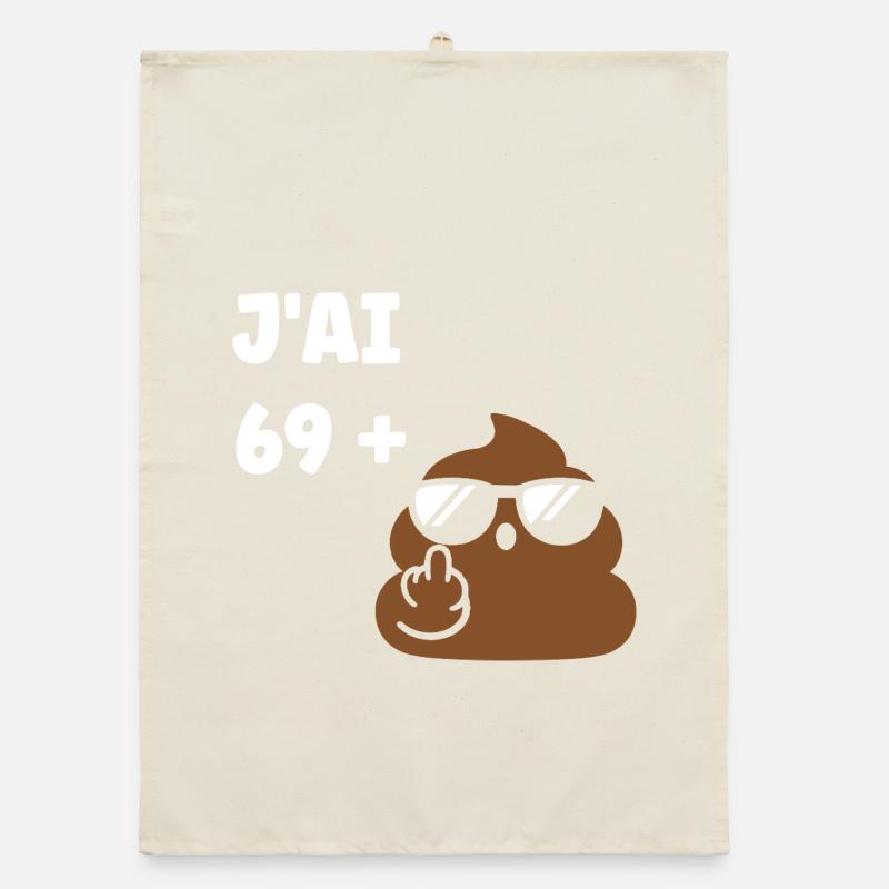 69 plus 1 Organic dish towel