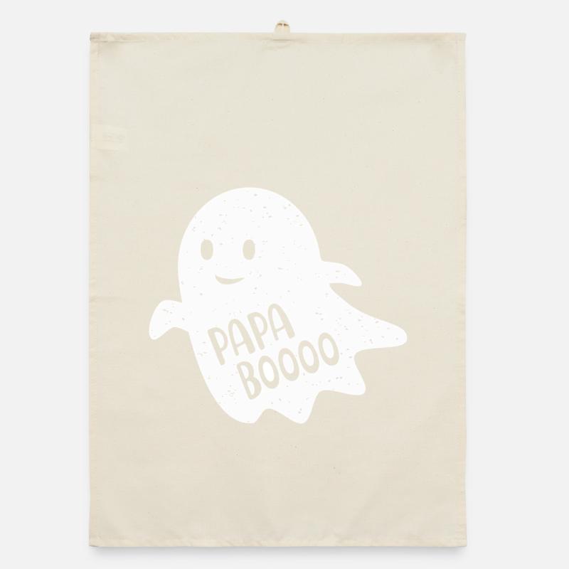 Ghost Ghost Dad Boooo Costumes Halloween Torchon bio