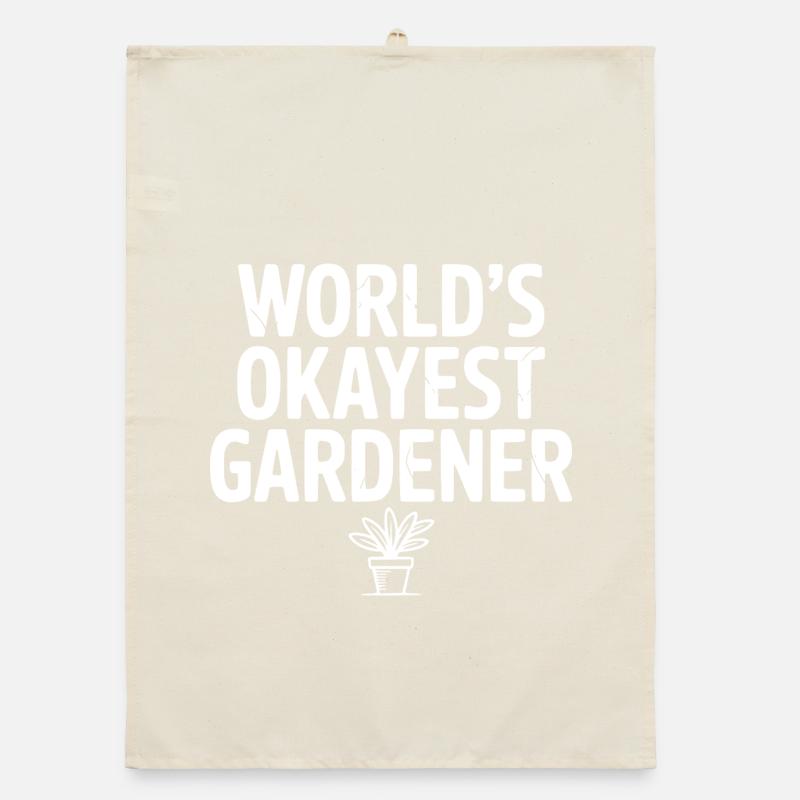Der beste Gärtner der Welt Organic Geschirrtuch