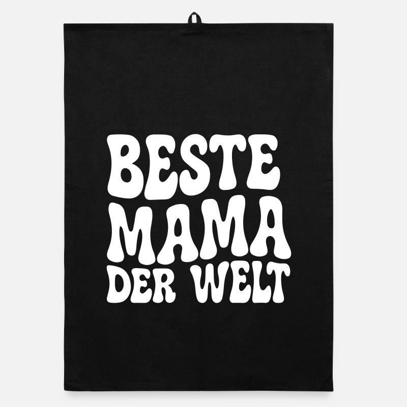 Beste Mama der Welt Organic Geschirrtuch