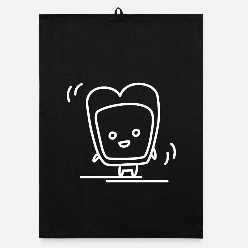 Dancing Toast Organic Geschirrtuch