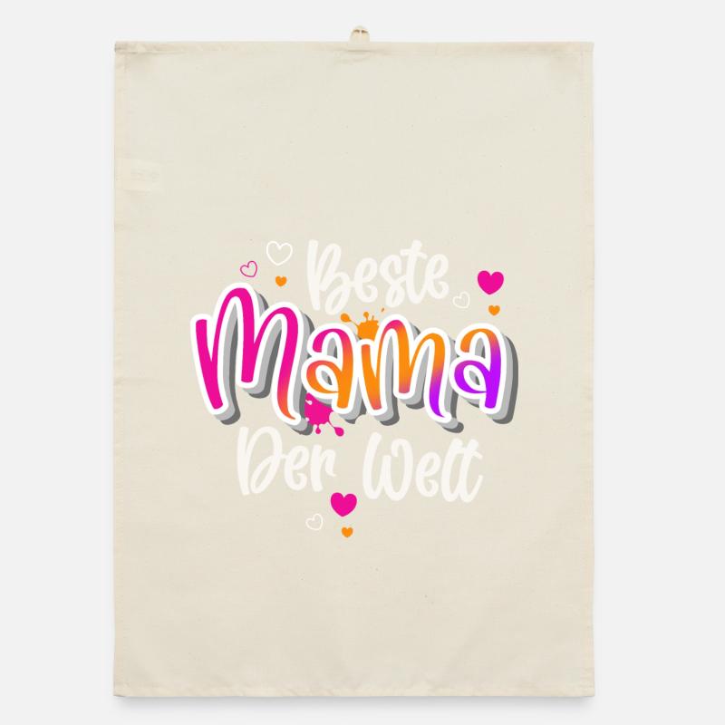 Beste Mama Der Welt Organic Geschirrtuch