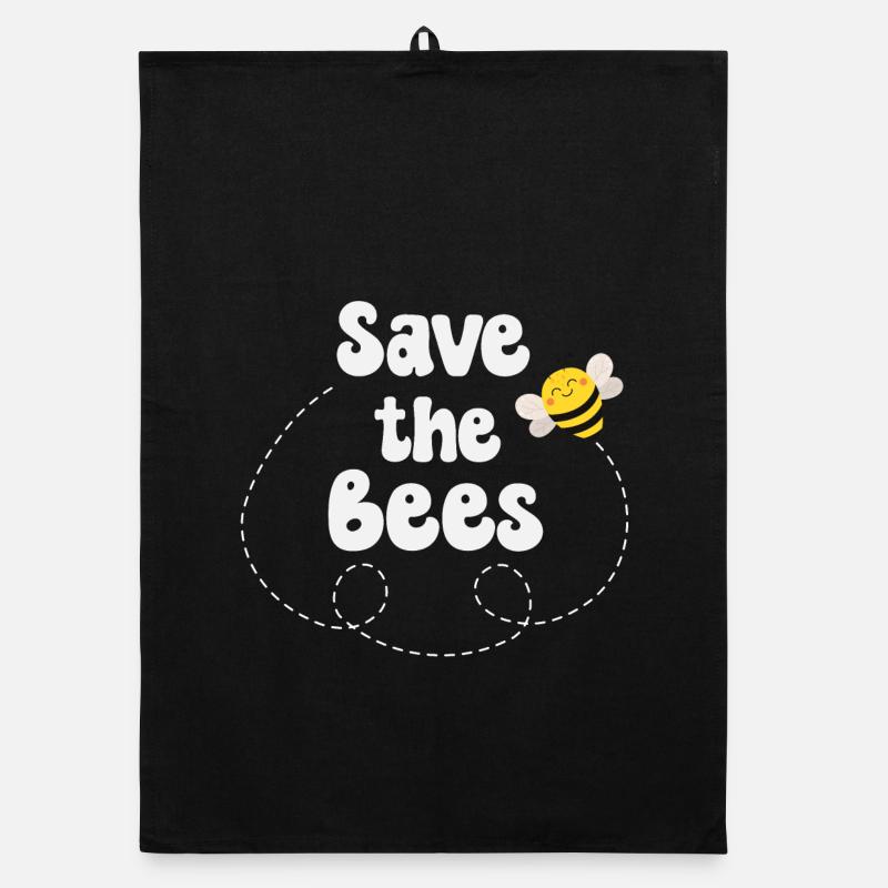 Biene Bienen Organic Geschirrtuch